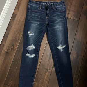 American eagle mid rise jeggings